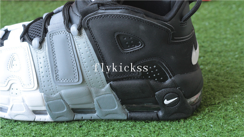 Nike Air More Uptempo Tri Color Black Grey White